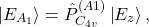 \begin{equation*}\ket{E_{A_1}} = \hat{P}_{C_{4v}}^{(A1)}\ket{E_z},\end{equation*}